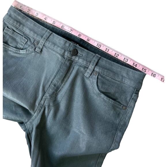 NWOT Joes Jeans Charcoal Black Gray Coated Denim Mid-Rise Skinny Jeans 29 - Picture 10 of 11